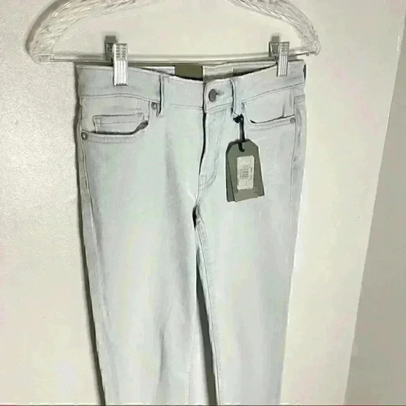 NWT All Saints Mast Cropped Light Wash Jeans - Picture 6 of 7